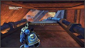 Na dole znajdziesz kolejne zapasy amunicji [1] - 15 - Książę Demonów - Opis przejścia - Warhammer 40,000: Space Marine - poradnik do gry