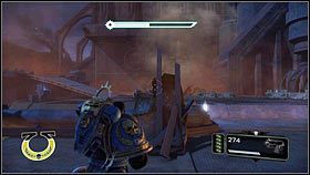 Jak tylko strzelisz, część wrogów zmieni się w czerwone demony chaosu [1] - 15 - Książę Demonów - Opis przejścia - Warhammer 40,000: Space Marine - poradnik do gry