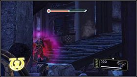 Po wylądowaniu, jak najszybciej wejdź pod ruiny z prawej [1] - 15 - Książę Demonów - Opis przejścia - Warhammer 40,000: Space Marine - poradnik do gry