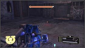 Po zebraniu ostatniego nagrania, idź w zaznaczonym pięścią kierunku - Rozdział 8 - Serwoczaszki - Warhammer 40,000: Space Marine - poradnik do gry