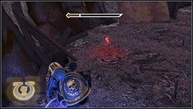 Gdy dotrzesz do wejścia do kanałów, wróć na sam dół i uważnie zbadaj teren niedaleko miejsca, w którym spada woda z wielkiej rury [1] - Rozdział 9 - Serwoczaszki - Warhammer 40,000: Space Marine - poradnik do gry