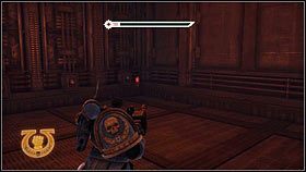 Po tym jak Titus wyrzuci Plecak Rakietowy, idź korytarzem cały czas prosto [1] - Rozdział 16 - Serwoczaszki - Warhammer 40,000: Space Marine - poradnik do gry