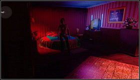 Wchodzimy do pierwszego pokoju po lewej i przepytujemy kolejną pracowniczkę lokalu (tym razem przytrzymując X) - Na pięterku | Rozdział 3 | Call of Juarez The Cartel - Call of Juarez: The Cartel - poradnik do gry