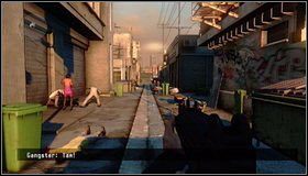 Za drzwiami chowamy się za śmietnikiem i wykańczamy resztę wrogów - Pościg za Javierem | Rozdział 3 | Call of Juarez The Cartel - Call of Juarez: The Cartel - poradnik do gry