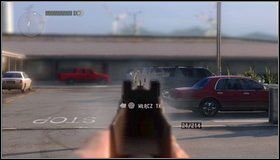 Koło motelu [1] czeka nas starcie z następnymi wrogami - Ukryta okazja - Evans | Rozdział 5 | Call of Juarez The Cartel - Call of Juarez: The Cartel - poradnik do gry