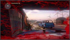 W pewnym momencie będziemy musieli skręcić na polną drogę - przed wiatrakami - Znowu w wozie | Rozdział 5 | Call of Juarez The Cartel - Call of Juarez: The Cartel - poradnik do gry