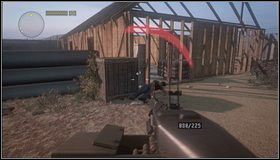 Uważamy na wrogów ze strzelbami - jeden czai się za niepozorną skrzynią - Na budowie | Rozdział 10 | Call of Juarez The Cartel - Call of Juarez: The Cartel - poradnik do gry