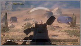 Po zebraniu przedmiotów wbiegamy do przyczepy i podnosimy karabin - Przyczepa - McCall | Rozdział 11 | Call of Juarez The Cartel - Call of Juarez: The Cartel - poradnik do gry