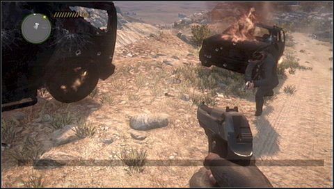 Przedmiot specjalny Guerra #1 - schodząc na dół trafimy na biały samochód - Droga w dół - Evans, Guerra | Rozdział 11 | Call of Juarez The Cartel - Call of Juarez: The Cartel - poradnik do gry
