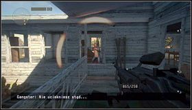 Chowamy się za najbliższą przeszkodą i likwidujemy zza niej przeciwników - Płonąca stodoła | Rozdział 12 | Call of Juarez The Cartel - Call of Juarez: The Cartel - poradnik do gry