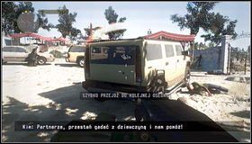 Po wyjściu z cmentarza [1] trafimy na kilka samochodów - Ukryta okazja - Evans | Rozdział 13 | Call of Juarez The Cartel - Call of Juarez: The Cartel - poradnik do gry
