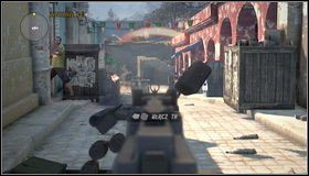 Po drugiej stronie eliminujemy wrogów [1] i schodzimy ulicą prowadzącą w dół - Miasteczko | Rozdział 14 | Call of Juarez The Cartel - Call of Juarez: The Cartel - poradnik do gry