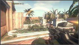 Podejście do willi łatwe nie będzie - ruszamy przed siebie kamienną drogą, stopniowo eliminując opór - W drodze do hacjendy | Rozdział 15 | Call of Juarez The Cartel - Call of Juarez: The Cartel - poradnik do gry