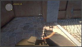 Przedmiot specjalny Guerra #1 - na dziedzińcu przed willą kierujemy się w stronę samochodów po prawej - W drodze do hacjendy | Rozdział 15 | Call of Juarez The Cartel - Call of Juarez: The Cartel - poradnik do gry