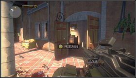 Wychodzimy z budynku na dziedziniec - Pierwsze wejście do hacjendy | Rozdział 15 | Call of Juarez The Cartel - Call of Juarez: The Cartel - poradnik do gry