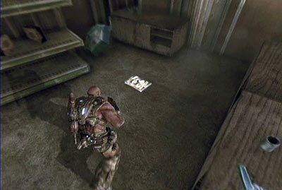 Zanim udasz się w dalszą drogę spójrz na małe pomieszczenie z prawej - V - MVP | Akt 1 w Gears of War 3 - Gears of War 3 - poradnik do gry (opis przejścia, nieśmiertelniki, osiągnięcia)