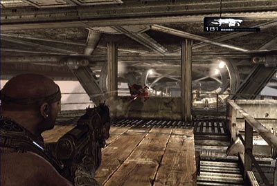 Pierwsza z nich jest nieco dłuższa - VI - Na włosku | Akt 1 w Gears of War 3 - Gears of War 3 - poradnik do gry (opis przejścia, nieśmiertelniki, osiągnięcia)