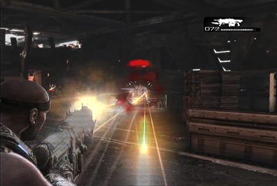 Jeśli zdecydujesz się iść przez niższy pokład to od razu znajdziesz się na moście - VI - Na włosku | Akt 1 w Gears of War 3 - Gears of War 3 - poradnik do gry (opis przejścia, nieśmiertelniki, osiągnięcia)