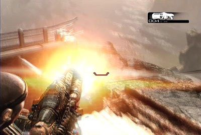 Na końcu mostu zabij wszystkich przeciwników obsługujących moździerze - VI - Na włosku | Akt 1 w Gears of War 3 - Gears of War 3 - poradnik do gry (opis przejścia, nieśmiertelniki, osiągnięcia)