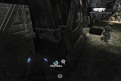 Zaraz na początku walki spójrz w lewo - II - Ratunek | Akt 3 w Gears of War 3 - Gears of War 3 - poradnik do gry (opis przejścia, nieśmiertelniki, osiągnięcia)