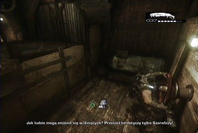 W pewnej chwili dotrzesz małego pomieszczenia z czerwonym zaworem - IV - Miasto duchów | Akt 3 w Gears of War 3 - Gears of War 3 - poradnik do gry (opis przejścia, nieśmiertelniki, osiągnięcia)