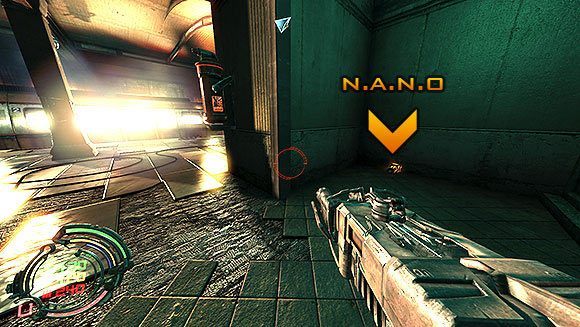 Nastepnie skieruj się schodami po lewej do górnego korytarza - Poziom VI- Podziemia (1) | Opis przejścia | Hard Reset - Hard Reset - poradnik do gry