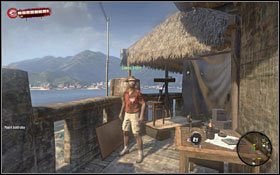 Dominik stoi tuż obok wejścia na główny pokład #1 - Na antenie | Akt 1 - zadania poboczne i wydarzenia w Dead Island - Dead Island - poradnik do gry