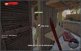 Zadanie rozpocznie się automatycznie gdy tylko zbliżysz się do atakowanego baru - Brak na składzie; Poszukiwacz złota | Akt 1 - zadania poboczne i wydarzenia - Dead Island - poradnik do gry