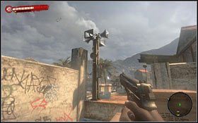 Nim przejdziesz po kładce (3) na sąsiedni budynek musisz pozbyć się rezydujących tam bandytów #1 - Pierwsza głowa cerbera | Akt 2 - zadania poboczne i wydarzenia w Dead Island - Dead Island - poradnik do gry