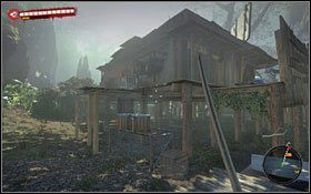 Dwight stoi tuż przed drzwiami do magazynu (1) #1, które niestety są zamknięte - Wizyta w pubie; Sprawa honoru | Akt 3 - zadania poboczne i wydarzenia - Dead Island - poradnik do gry