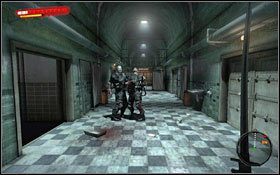 Po dotarciu na koniec korytarza skręć w lewo, gdzie na końcu znajdziesz drzwi ze schodami prowadzącymi dwa piętra wyżej #1 - Akt 4 - rozdział 17 - Ścigając białego królika; Na krawędzi | Akt 4 - rozdział 16 i 17 - Dead Island - poradnik do gry