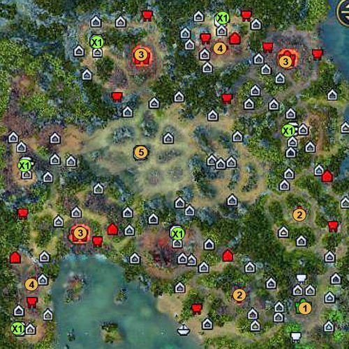 1 - lokacja startowa - 4 misja - mapy | Kampania Nekropolii w Might & Magic Heroes VI - Might & Magic: Heroes VI - poradnik do gry