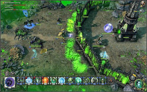 W większości sytuacji pokonamy wroga po prostu ostrzeliwując go aż nie padnie. - Oblężenie | Taktyka pola bitwy | Nekropolia w Might & Magic Heroes VI - Might & Magic: Heroes VI - poradnik do gry