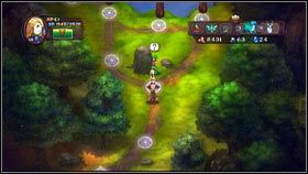 Gdy walka dobiegnie końca, otwórz skrzynię po lewej [1] i udaj się na wschód - Irollan (2) - Opis przejścia - Might & Magic: Clash of Heroes - PC - poradnik do gry