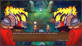 Idąc cały czas na północ, dotrzesz do obozu łowców, który został opanowany przez demony [1] - Irollan (2) - Opis przejścia - Might & Magic: Clash of Heroes - PC - poradnik do gry
