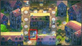 Czekaj w tym miejscu tak długo, aż przeciwnik z prawej przejdzie na dolny bok [1] - Holy Griffin Empire (1) - Opis przejścia - Might & Magic: Clash of Heroes - PC - poradnik do gry