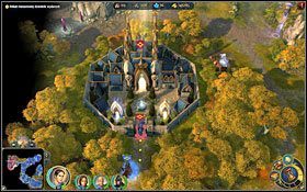 Jeśli chcemy, możemy zająć też wrogie miasto na zachodzie. - 2 misja - Pięknym jest brzydkie, brzydkim jest piękne | Kampania Przystani - Might & Magic: Heroes VI - poradnik do gry