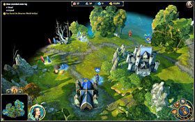 Musimy jak najszybciej odciąć wroga od zaopatrzenia. - 1 misja - Wściekłość i grząskość | Kampania Świątyni w Might & Magic Heroes VI - Might & Magic: Heroes VI - poradnik do gry