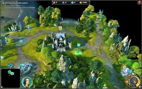 Twierdza wroga góruje nad okolicą. - 2 misja - Kręte schody | Kampania Świątyni w Might & Magic Heroes VI - Might & Magic: Heroes VI - poradnik do gry