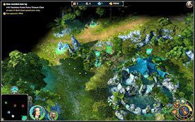 Głównym problemem będzie dla nas brak kopalni kryształów. - 3 misja - Fala mętna od krwi | Kampania Świątyni w Might & Magic Heroes VI - Might & Magic: Heroes VI - poradnik do gry