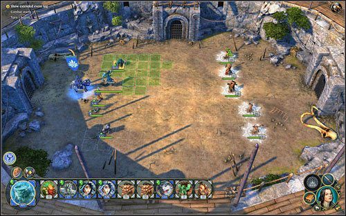 Kenshi, Wanizame i Kappa to nasze wojska frontowe. - Bitwa w polu | Taktyka pola bitwy | Świątynia w Might & Magic Heroes VI - Might & Magic: Heroes VI - poradnik do gry