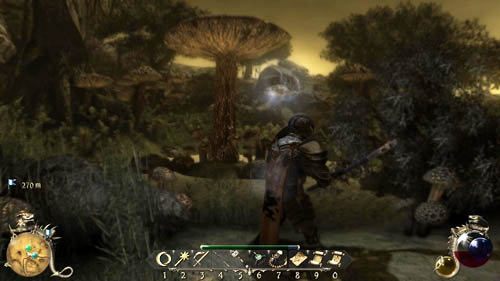 Przebiegnij przez bramę w [8], a potem skieruj się do [9] - Podświadomość- Konflikt światopoglądowy - Two Worlds II: Pirates of The Flying Fortress - poradnik do gry