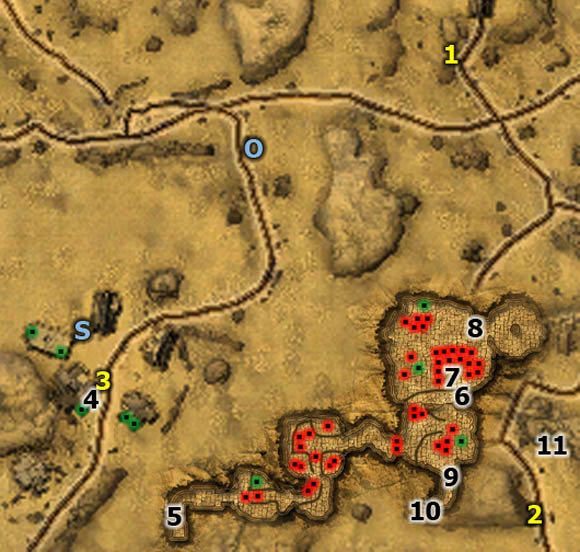 Jeśli nie wykonałeś poprzedniego zadania [18-P] Szyszak iskier, to skorzystaj z jego opisu, aby dowiedzieć się, z jakimi przeciwnikami przyjdzie ci się zmierzyć na drodze do wioski, w otaczających ją lasach i w niej samej - Szklana mapa - część trzecia - Two Worlds II: Pirates of The Flying Fortress - poradnik do gry