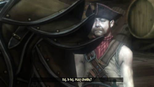 Jeśli wykonałeś dwa powyższe zadania, to możesz porozmawiać z Billy'm Bugeyesem o kolejnym - 23-P Wyzwanie Billyego - Opis przejścia - Two Worlds II: Pirates of The Flying Fortress - poradnik do gry