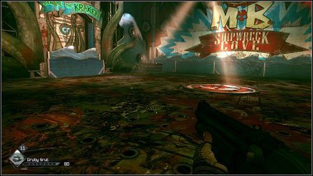 W kolejnym pomieszczeniu stań na czerwonym okręgu po środku, a następnie zacznij biegać dookoła komnaty - Sponsoring Dusty 8 / Mutant Bash TV | Opis przejścia Rage 1 - Rage - poradnik do gry