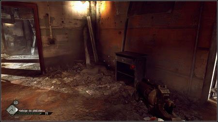 Wejdź następnie do pokoju z prawej i trzymaj się maksymalnie jego lewej strony - Quake | Sekretne pokoje w Rage 1 - Rage - poradnik do gry