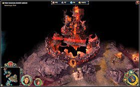 Jedno z miast demonów posiada nawet budynek - 4 misja - Robactwo i demony | Kampania Twierdzy w Might & Magic Heroes VI - Might & Magic: Heroes VI - poradnik do gry