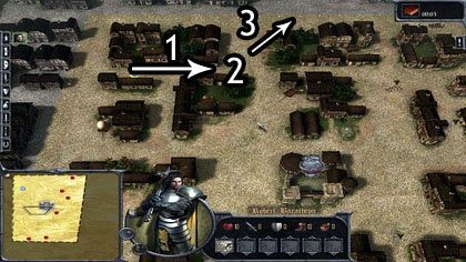 Czas się powoli kierować do punktu spotkania ze Starkiem [#3], dlatego skręcamy na wschód (1) - II. Bitwa o dzwony | Rozdział 6- Wojna Uzurpatora | Gra o tron Początek - Gra o tron: Początek - poradnik do gry