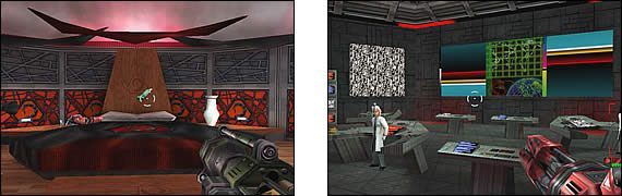 Mając kartę dostępu, przejdź przez drzwi znajdujące się właśnie w głównej sali - Misja 11: Stomping on Holy Ground | Command & Conquer Renegade - Command & Conquer: Renegade - poradnik do gry