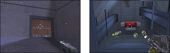 Zdejmij żołnierza z bazooką na balkonie willi, po czym podejdź do drzwi umieszczonych właśnie po nim - Misja 06: The Grip of the Black Hand | Command & Conquer Renegade - Command & Conquer: Renegade - poradnik do gry